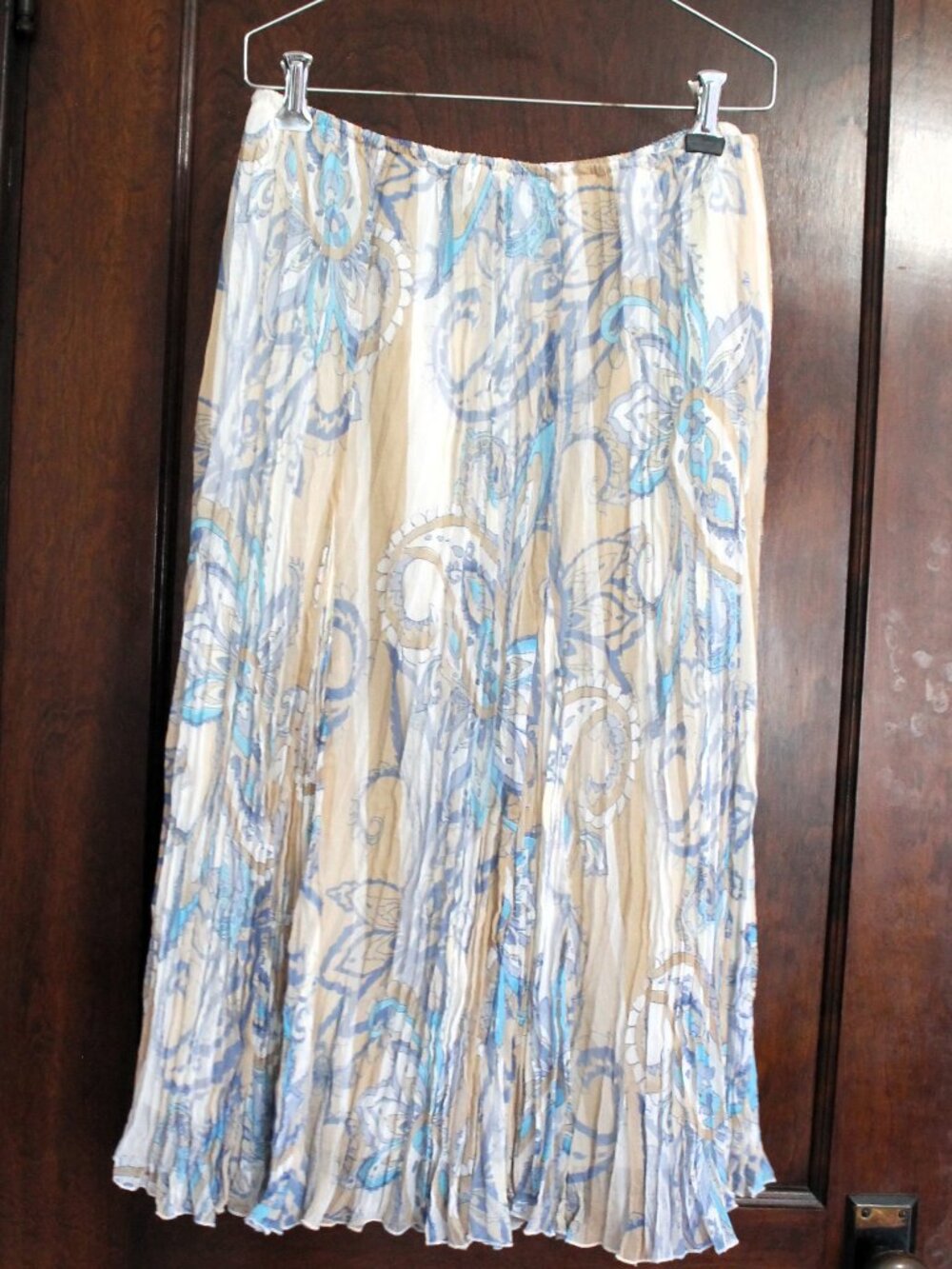 Ruby Rd. Petites Lined Broomstick Skirt PS - Picture 2 of 6